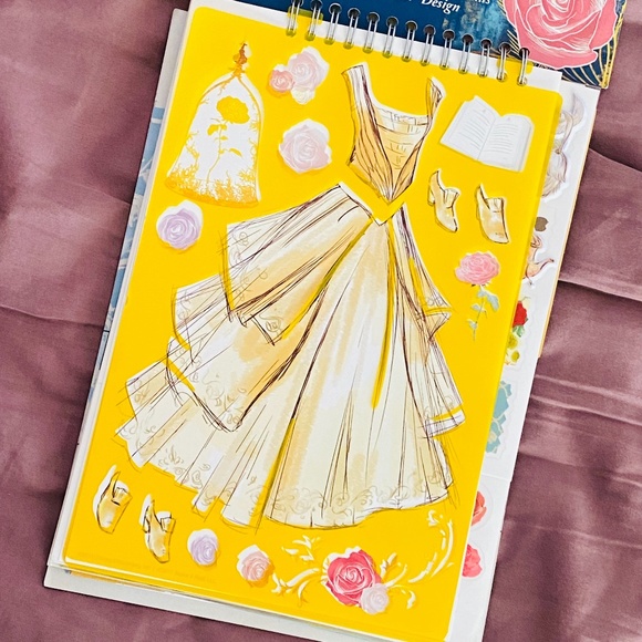 Disney - Beauty and the Beast Fashion Design Sketchbook, Brand New, Never Used - Picture 2 of 4